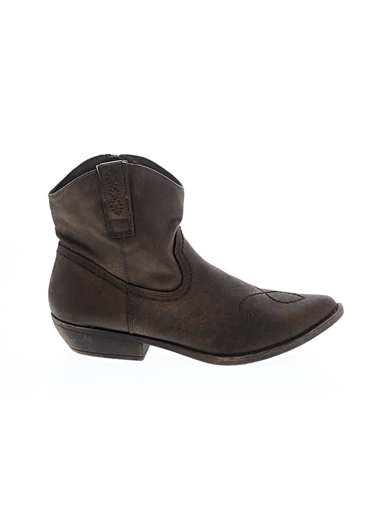 Pre-owned Me Too Ankle Boots In Brown