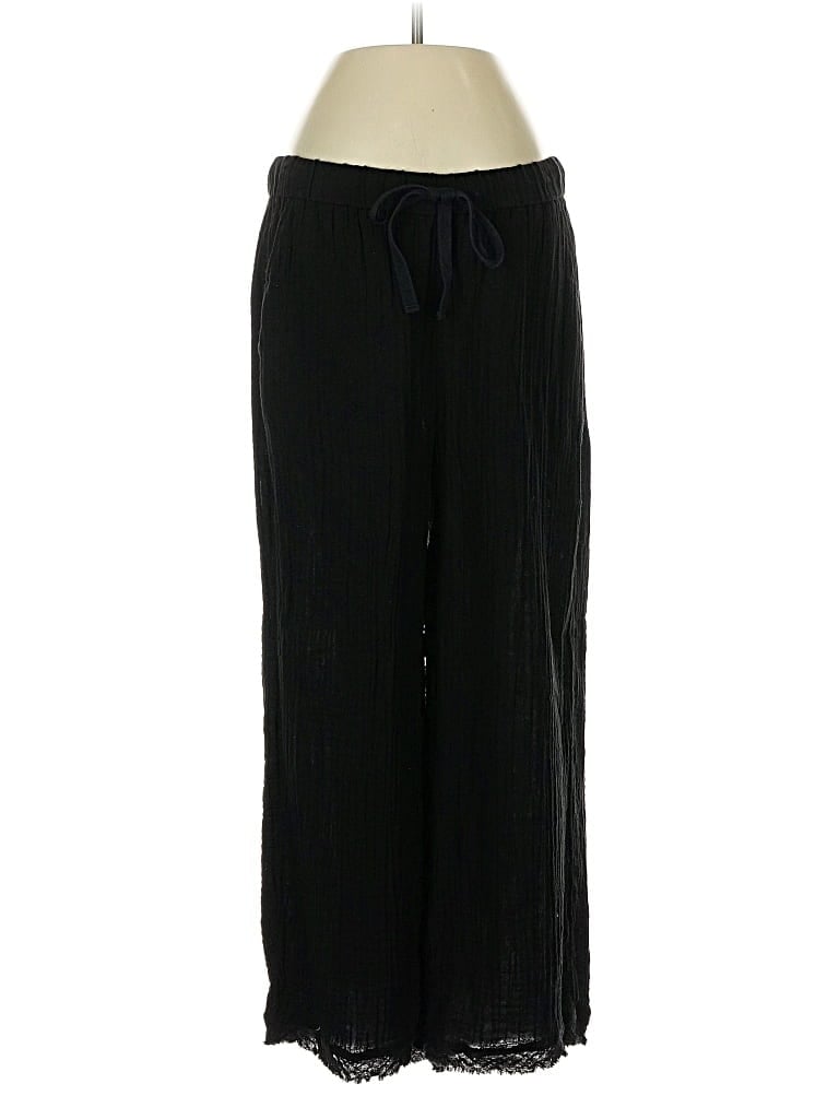 Pre-owned Eileen Fisher Casual Pants In Black