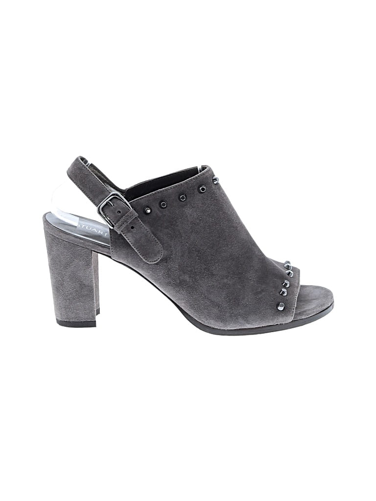 Pre-owned Stuart Weitzman Sandals In Gray