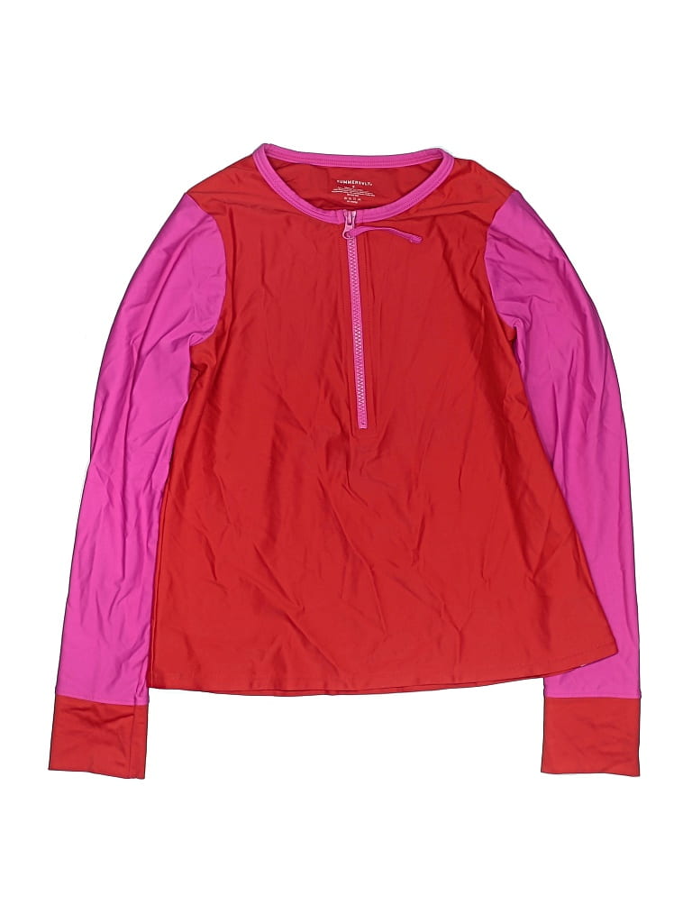 Pre-owned Summersalt Rash Guard In Pink
