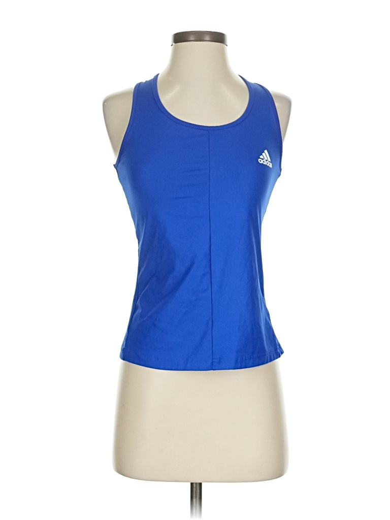 Pre-owned Adidas Originals Active Tank Top In Blue