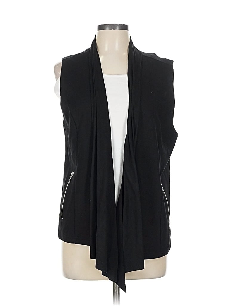 Pre-owned Chico's Vest In Black