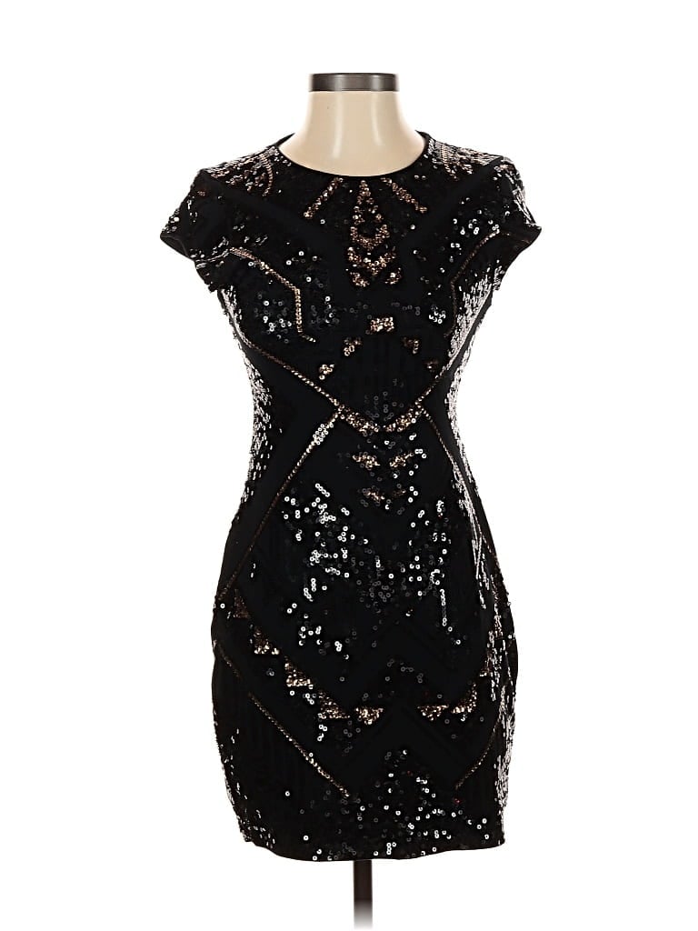 Pre-owned Express Outlet Cocktail Dress In Black