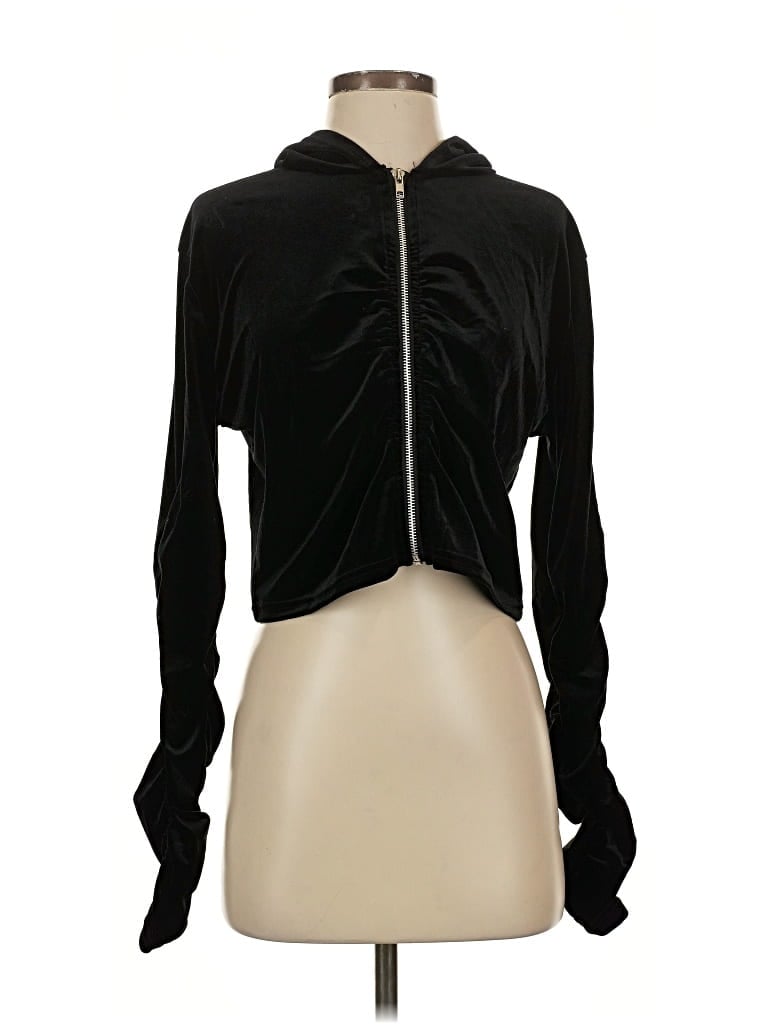 Pre-owned Unbranded Cardigan Sweater In Black