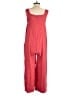 H By Halston Solid Red Jumpsuit Size 4 - photo 2