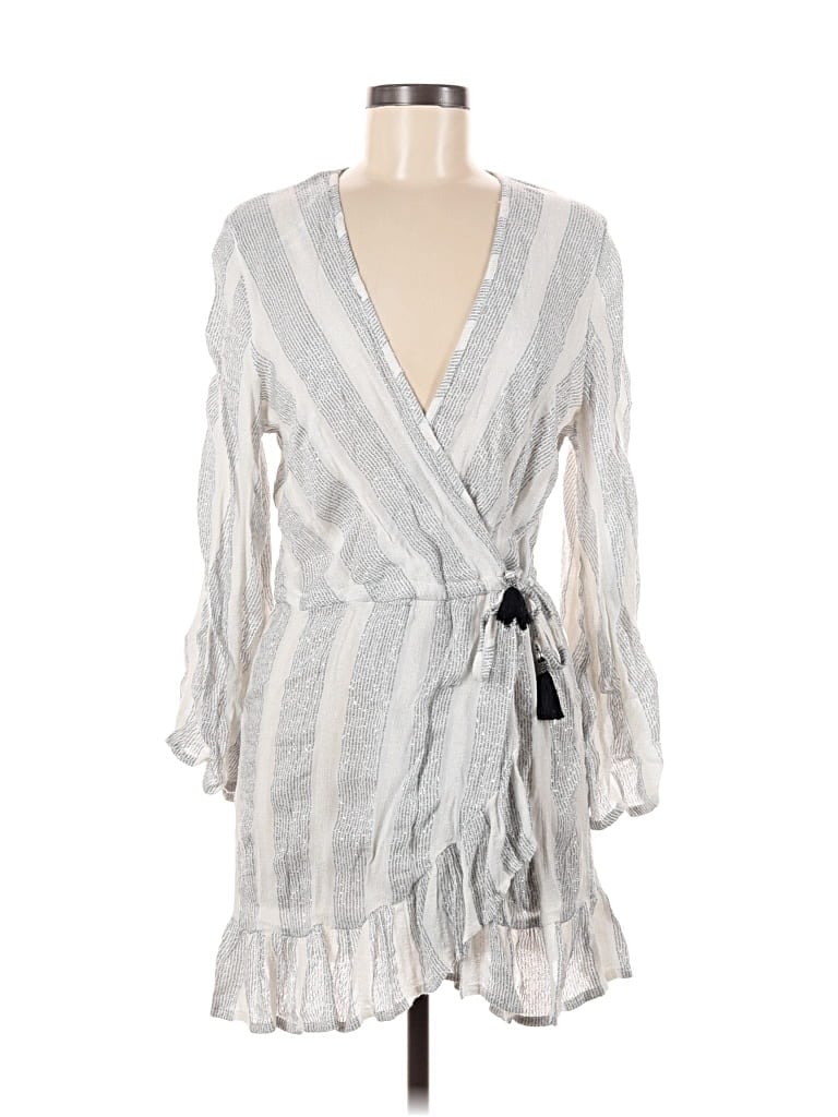 Pre-owned Blue Island Casual Dress In Gray