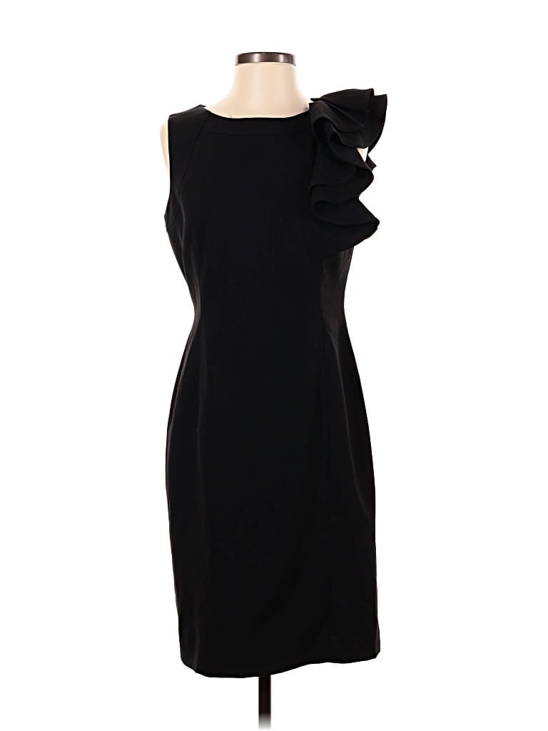 Pre-owned Calvin Klein Cocktail Dress In Black