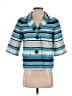 Talbots 100% Cotton Blue Blazer Size 2 - photo 1