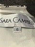 Sara Campbell Graphic Gray Cocktail Dress Size 6 - photo 7