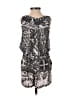 Lucky Brand 100% Viscose Paisley Silver Black Romper Size XS - photo 2