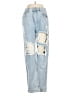 Grey Lab Los Angeles 100% Baumwolle Color Block Blue Jeans Size 28 waist - photo 1