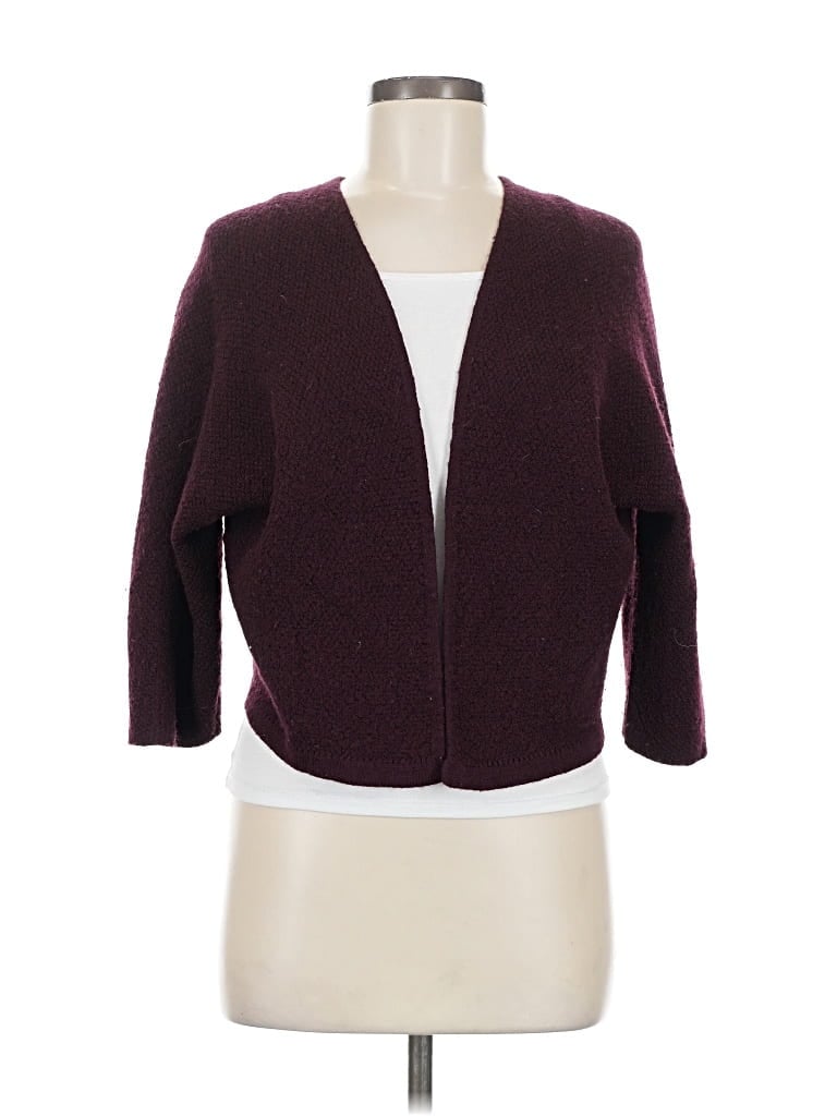 BRANDY MELVILLE Pre-owned Cardigan Sweater In Burgundy