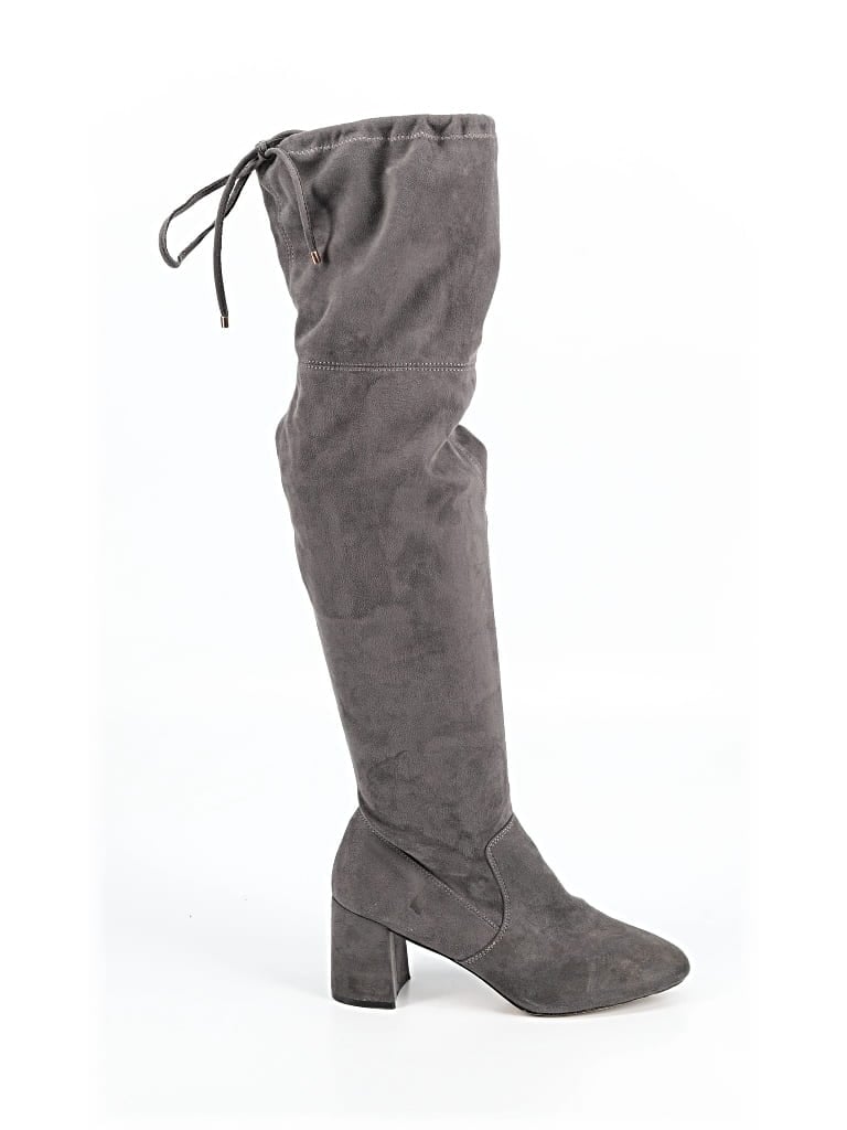 Pre-owned Steve Madden Boots In Gray