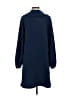 Thread Social 100% Polyester Solid Blue Casual Dress Size 4 - photo 2