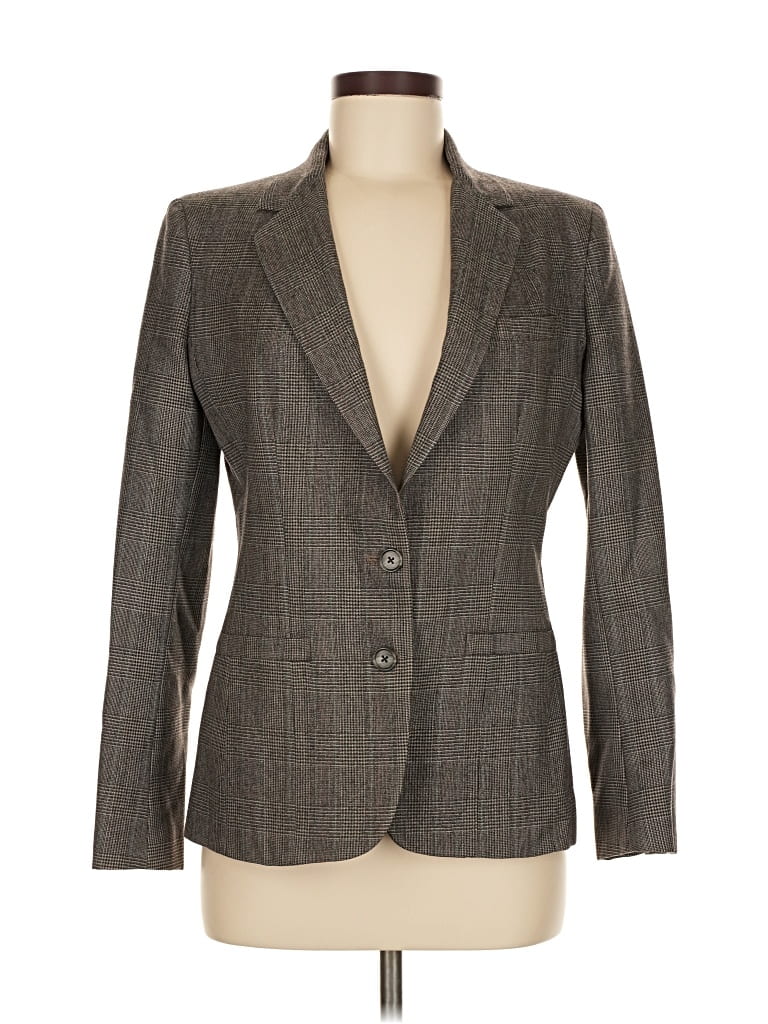 Pre-owned Assorted Brands Blazer Jacket In Brown