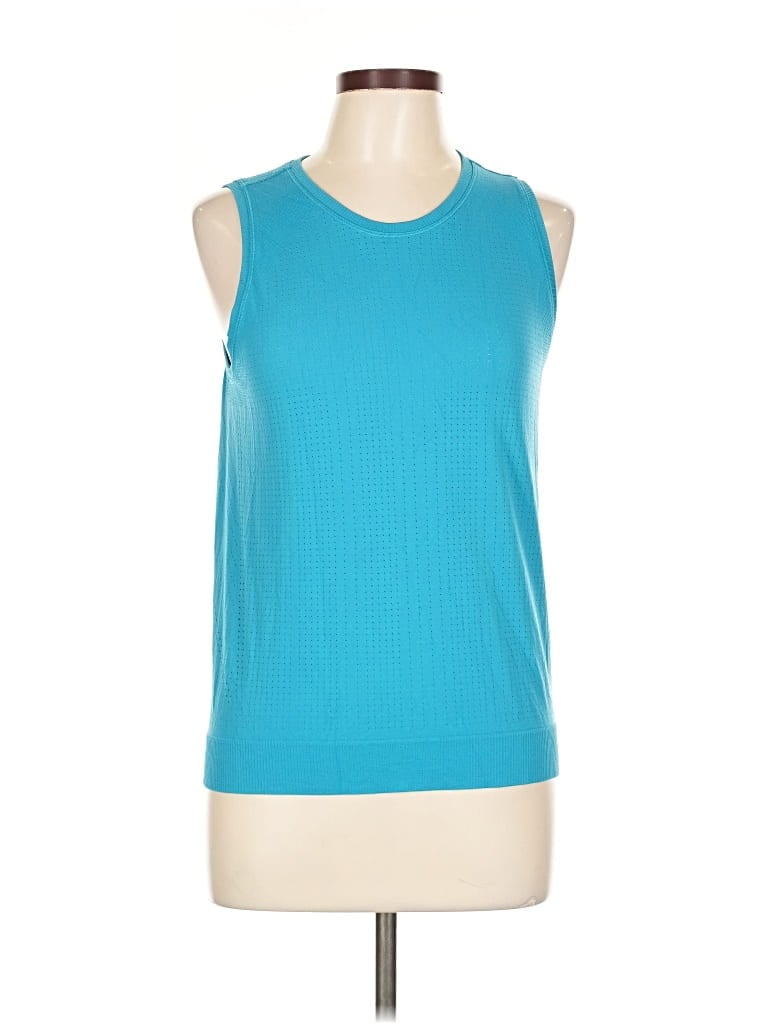 Pre-owned Athleta Sleeveless T-shirt In Blue