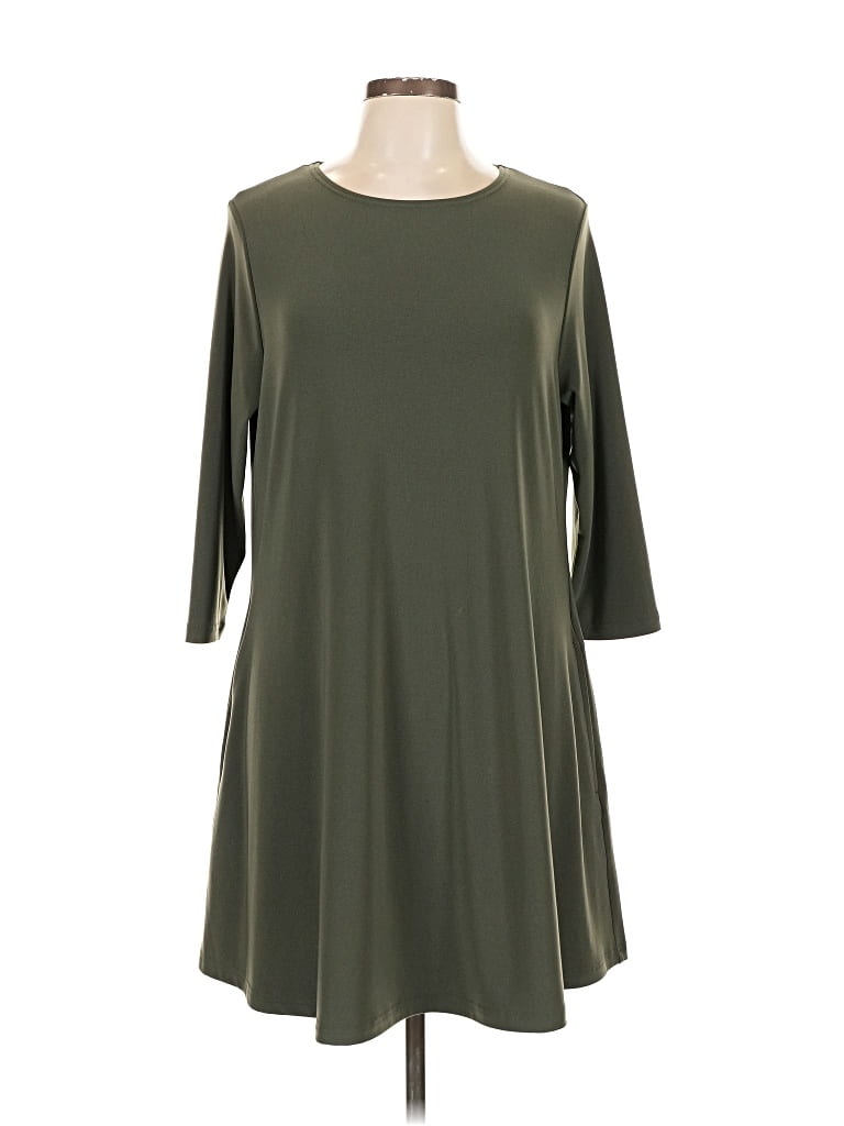 Pre-owned Sympli Casual Dress In Green