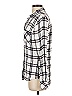 Rails 100% Rayon Plaid Ivory Long Sleeve Button-Down Shirt Size S - photo 5