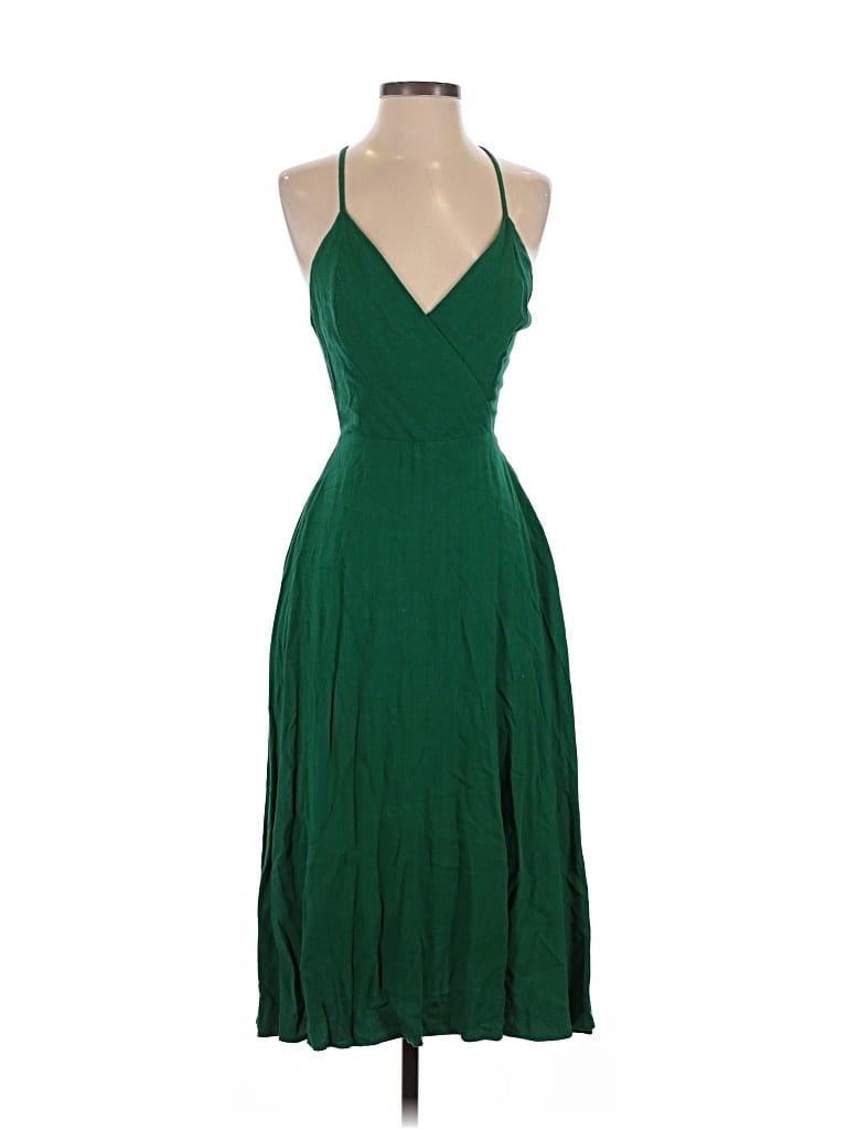 Pre-owned Lulus Cocktail Dress In Green
