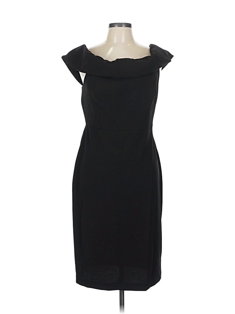 Pre-owned Calvin Klein Cocktail Dress In Black