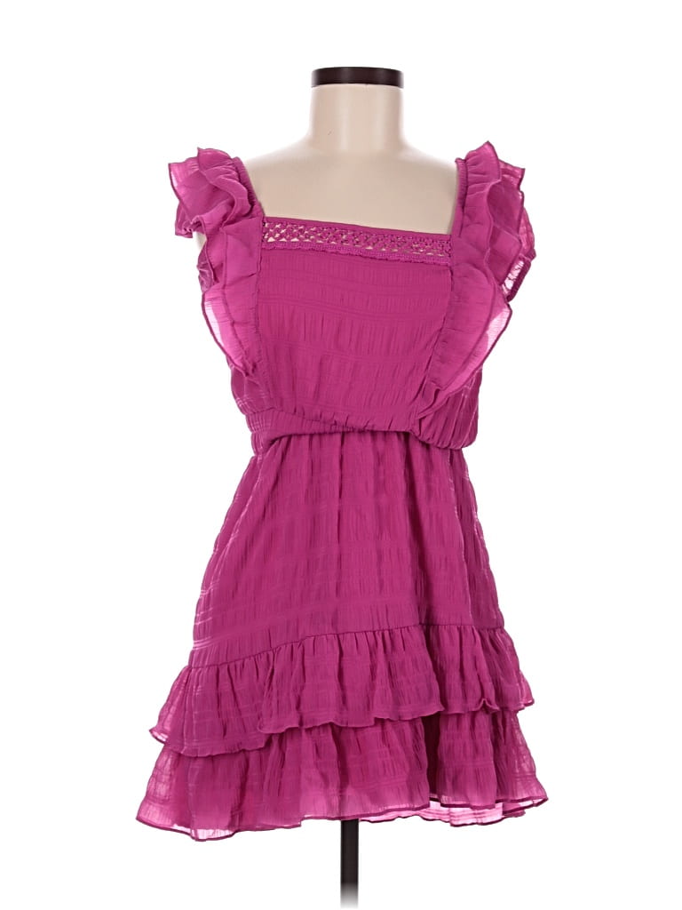 Pre-owned Betsey Johnson Casual Dress In Purple