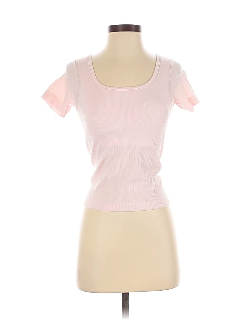 Pre-owned Lululemon Athletica Short Sleeve T-shirt In Pink