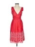 Max Studio 100% Cotton Red Cocktail Dress Size XS - photo 1