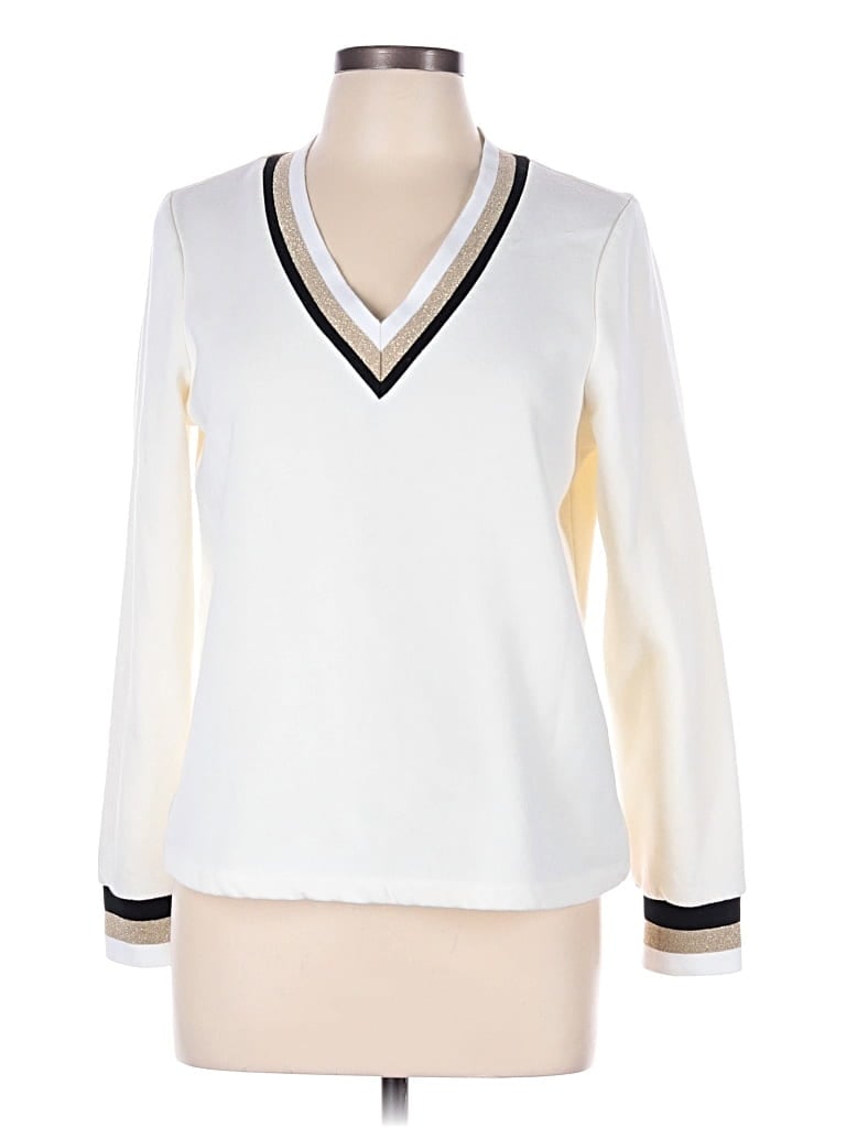 Pre-owned Vero Moda Pullover Sweater In White