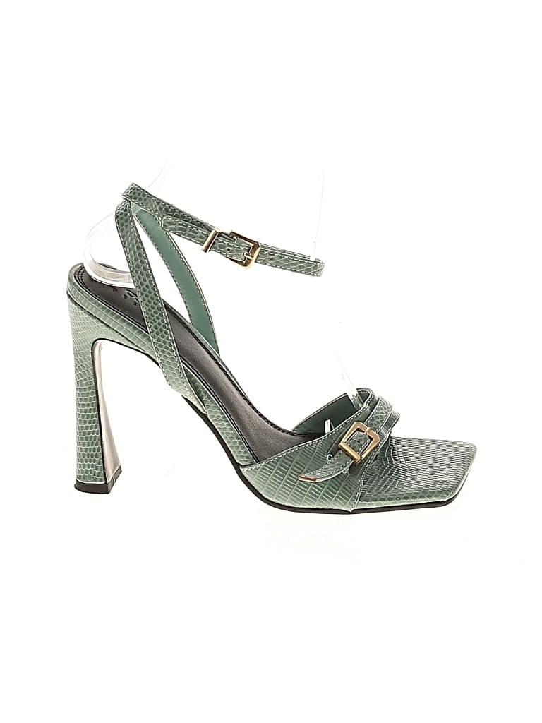 Pre-owned Asos Design Sandals In Green