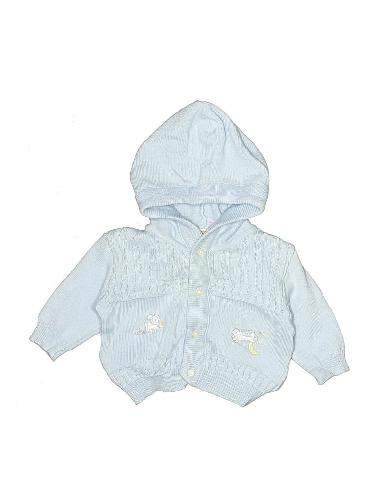 Pre-owned Assorted Brands Babies' Cardigan Sweater In Blue