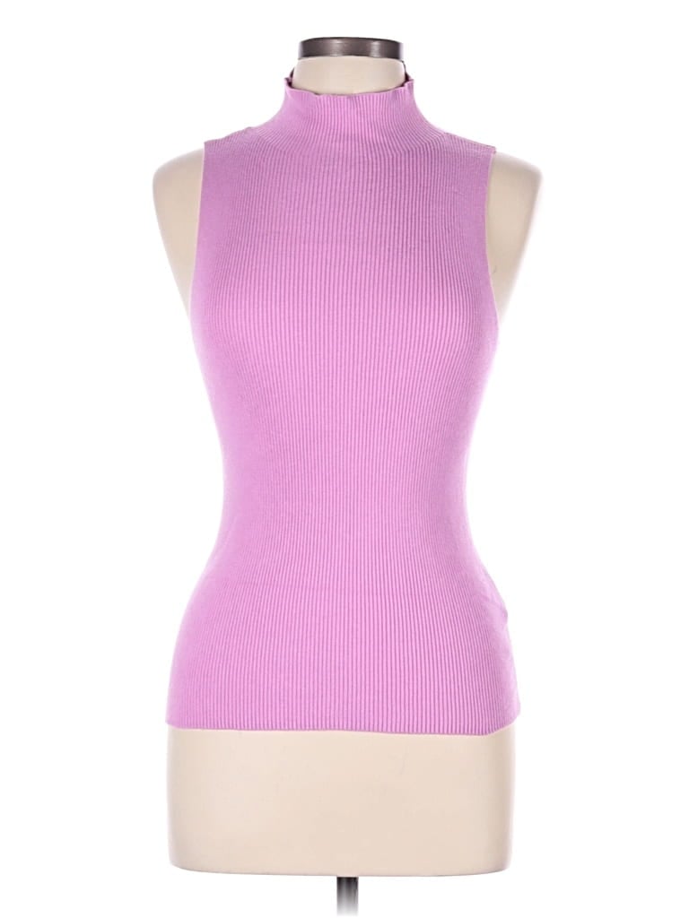 Pre-owned Maeve By Anthropologie Turtleneck Sweater In Purple