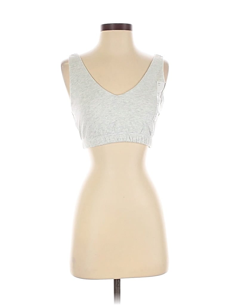 Wild Fable Tank Top Silver Strapless Neckline Tops