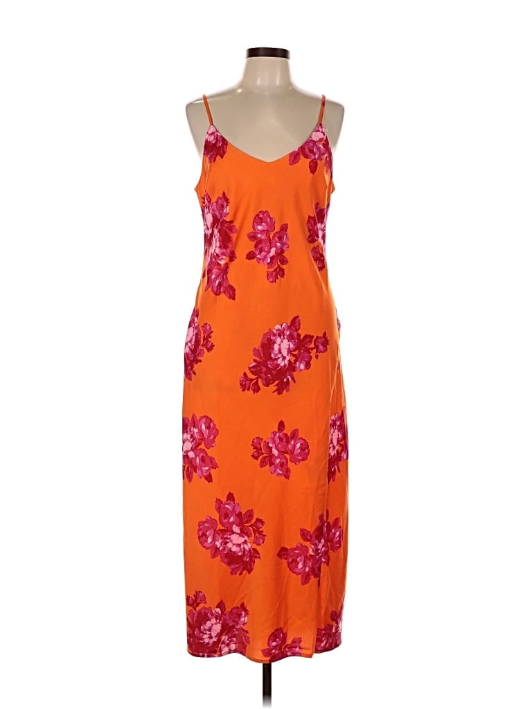 Pre-owned Scoop Casual Dress In Orange