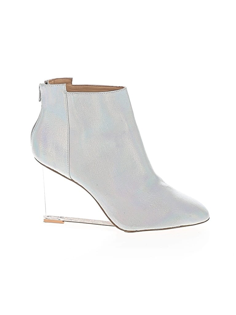 Pre-owned Katy Perry Ankle Boots In Gray
