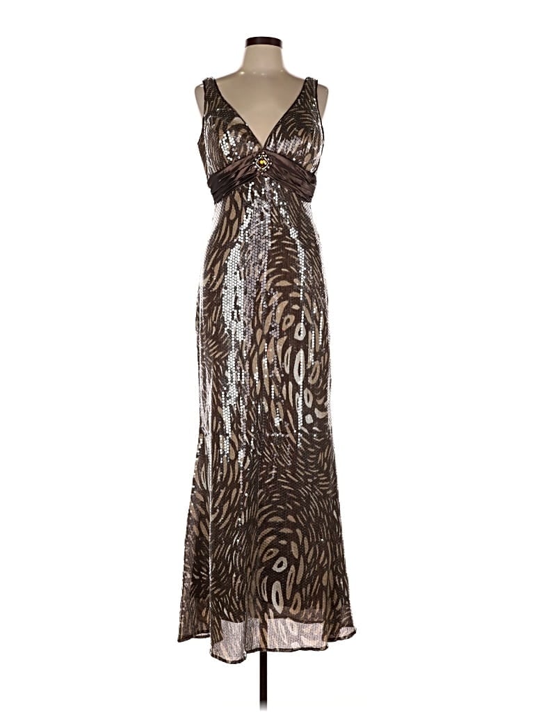 Annabelle Cocktail Dress In Brown