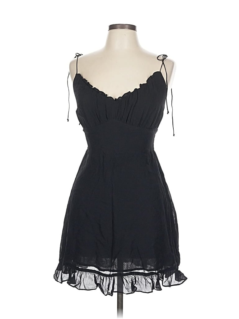 Pre-owned Reformation Cocktail Dress In Black