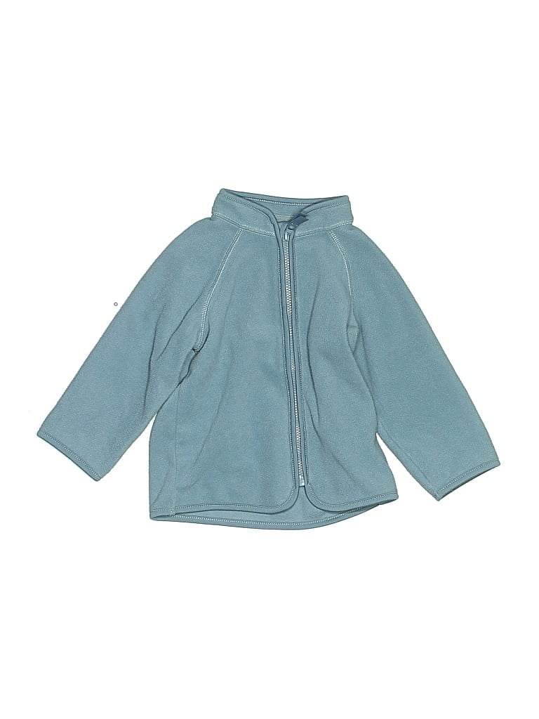 Pre-owned H&m Babies' Zip Up Hoodie In Blue