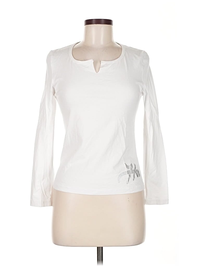 Pre-owned Assorted Brands 3/4 Sleeve T-shirt In White