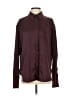 Good American 100% Polyester Burgundy Long Sleeve Blouse Size XXS - photo 1