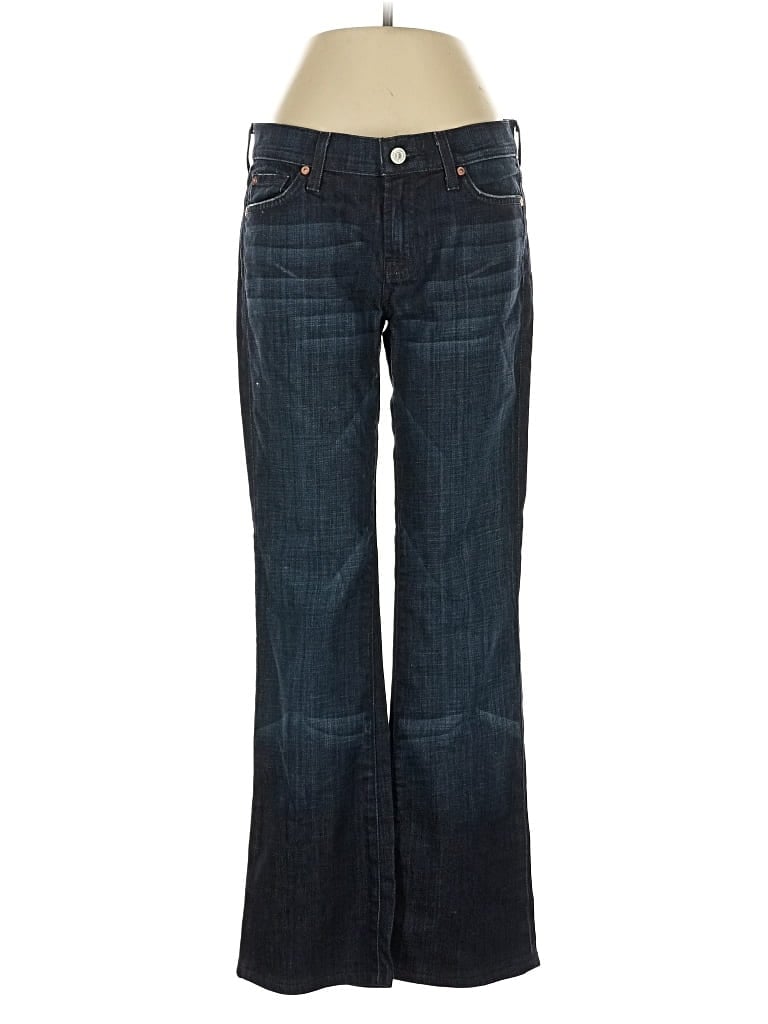 Pre-owned 7 For All Mankind Jeans In Blue