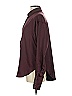 Good American 100% Polyester Burgundy Long Sleeve Blouse Size XXS - photo 5