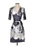 Komarov Print Gray Cocktail Dress Size Sm (1) - photo 1