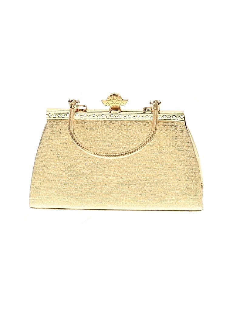 Pre-owned Unbranded Satchel In Gold