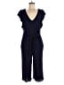 Kensie 100% Rayon Solid Blue Jumpsuit Size 6 - photo 1