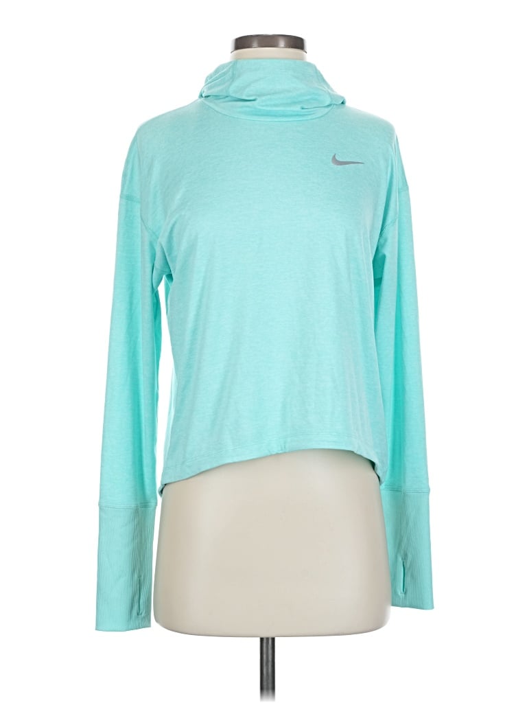 Pre-owned Nike Pullover Hoodie In Blue