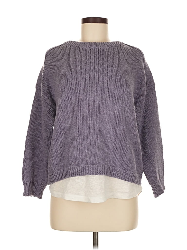 Pre-owned Brochu Walker Pullover Sweater In Purple