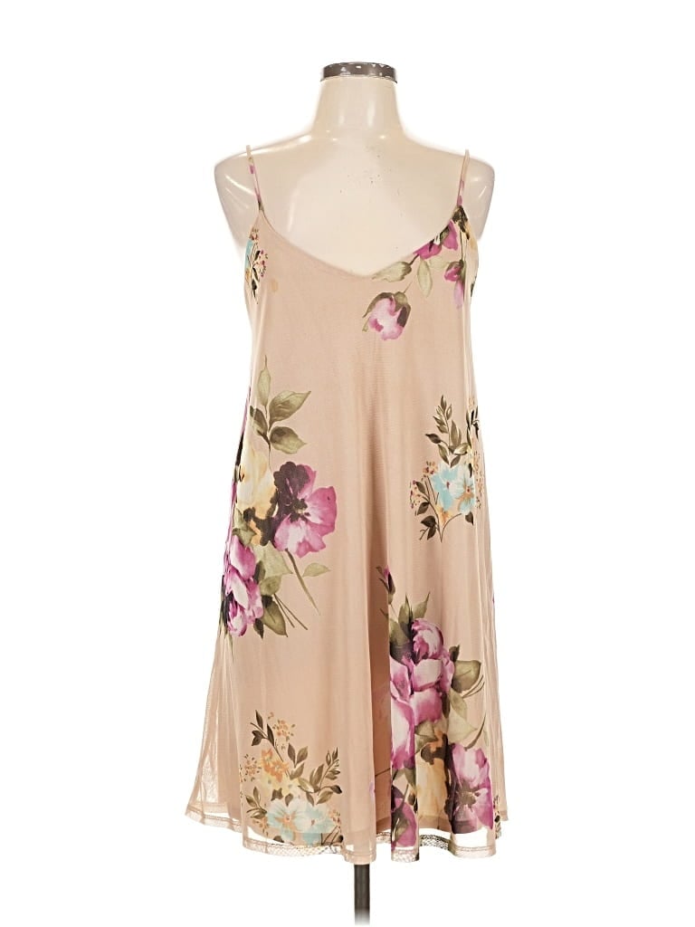 Pre-owned Mts Casual Dress In Brown