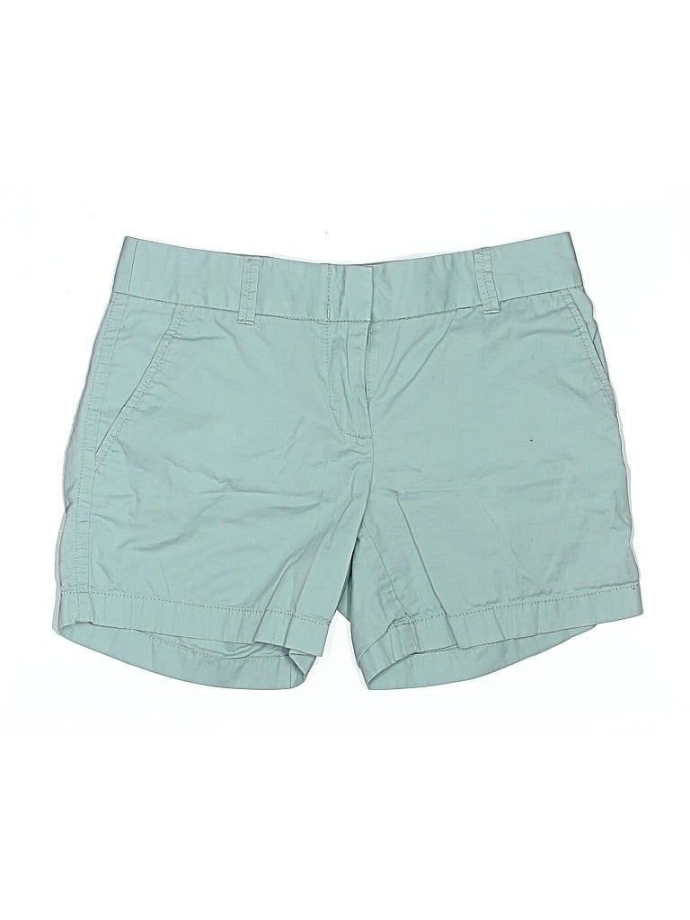 Pre-owned J.crew Factory Store Khaki Shorts In Blue