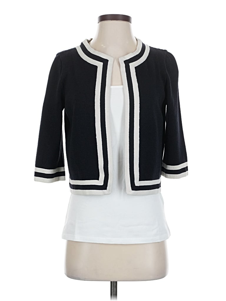 Pre-owned St John Cardigan Sweater In Black