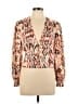o.p.t Orange Long Sleeve Blouse Size 10 - photo 1